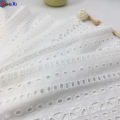 Tissu de dentelle de paillettes de velours de coton en plastique